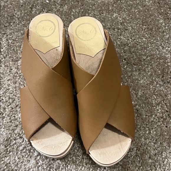 No. 6 frida Clog in palomino 37-7 $290 - Picture 15 of 15